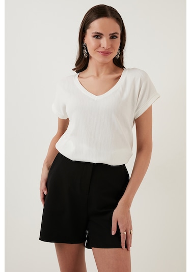 Lela Bayan Bluz 5865039 Ekru Ekru