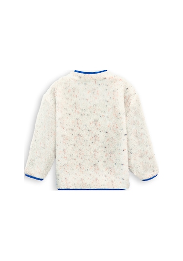 Denokids Beyaz Kız Ve Erkek Çocuk Uniseks Peluş Mont Renkli