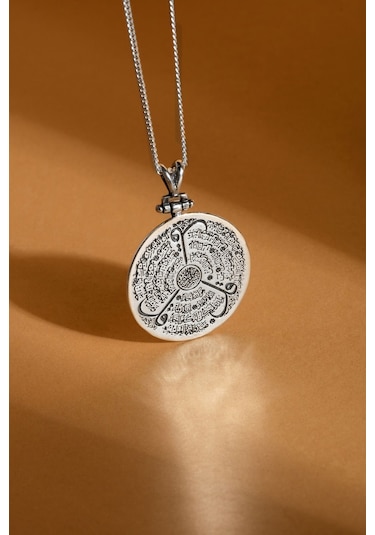 İhlas Felâk Nas Süresi Kazıma 925 Gümüş Işıklı Kutuda Sevgiliye Eşe Anneye Kolye