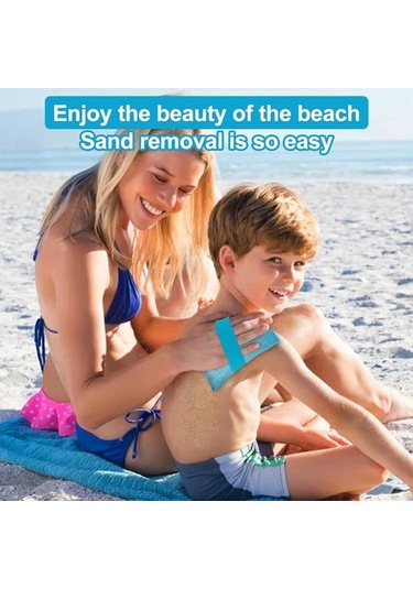 Didadodo Pilotfish Kum Temizleme Çantası - Cilt Dostu 8 Bitkisel Plaj Aksesuarı Mavi Mavi