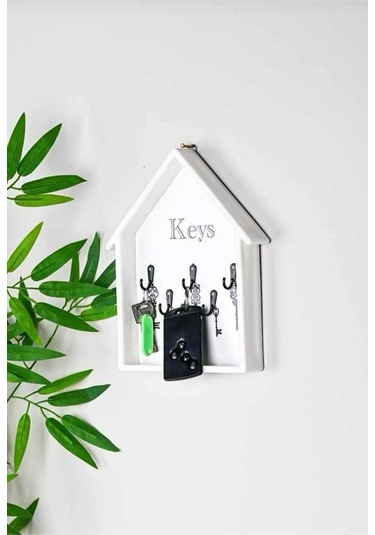 50 Adet Siyah Plastik Anahtar Kancası Anahtarlık Kanca Siyah