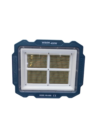 Ws-5585 Çok Fonksiyonlu 3 Solar Panelli 400w Spot Aydınlatma