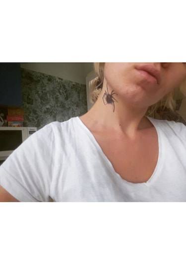 3d Örümcek Geçici Dövme Kol Dövmesi Tattoo Dört Figür