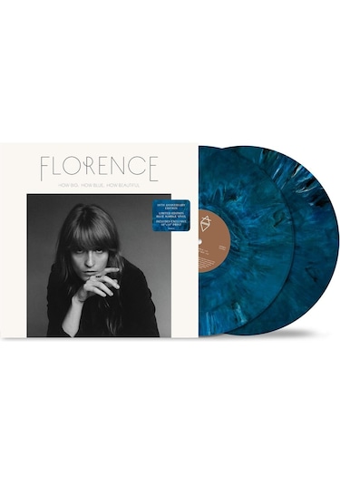 Florence + The Machine -how Big, How Blue, How Beautiful Limited Edition - Blue Marbled Vinyl - Plak