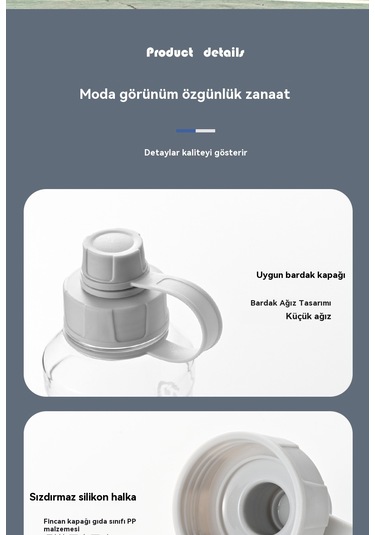 Lyon Spor Su Bardağı Yüksek Scaklık Ve Patlamaaya Dayanıklı Askılı Su Bardağısiyah Siyah