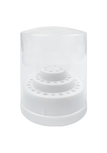 48 Delik Diş Frezi Kutusu Matkap Yerleştirme Kutusu Matkap Durumda Dezenfeksiyon Tutucu Diş Hekimliği Saklama Kutusu Diş Çilek Kutusu 1 Adet Whıte