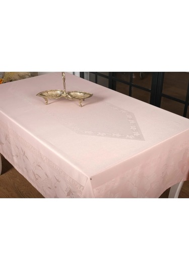 Çınar Lüx Jakar Bambu Kumaş Pudra Masa Örtüsü 160x320 Cm - 1059 Çok Renkli