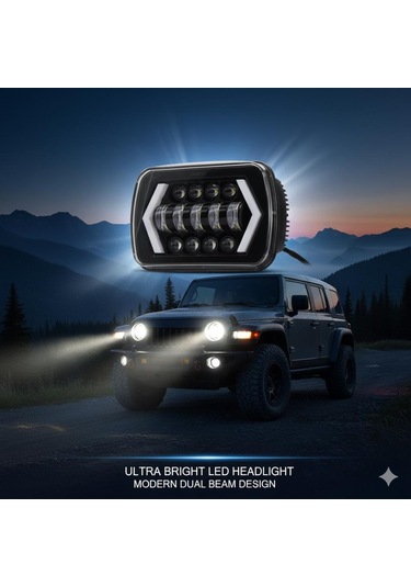 Offroad Sis Lambası Beyaz, Amber Sinyal 60w 12-60v Tek Adet Premium Tasarım