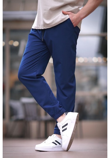 Madmext İndigo Erkek Jogger Pantolon 6529-indigo İndigo