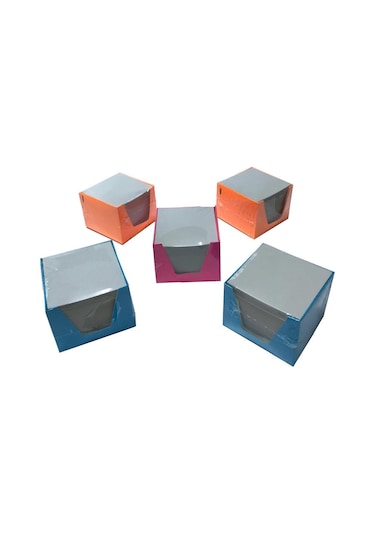 10 Adet Küp Not 500 Yaprak 9 X 7 X 7 Cm Kağıt Küp Blok Not
