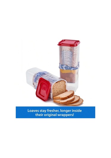 Yystore Ekmek Organizatörü Saklama Kutusu Mbq-4688 Kırmızı