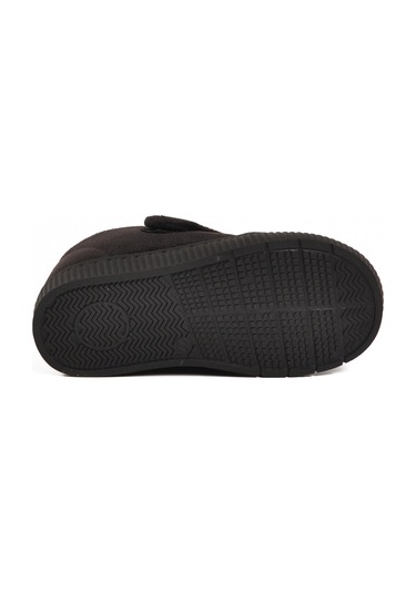 Ayakmod Siyah Süet Cırtlı Unisex Çocuk Panduf Ba&ba 058999 P Siyah Ayakmod Siyah Süet Cırtlı Unisex Çocuk Panduf Ba&ba 058999 P Siyah