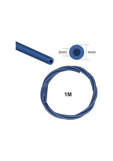 Trendooze Homyl Ptfe Teflon Tüp 100cm, Mavi, 3d Yazıcı Yedek Parça Mavi