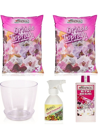 Orkide Vitamini. Orkide Çiçeklendirme Bakım Seti. Orkide Besini.