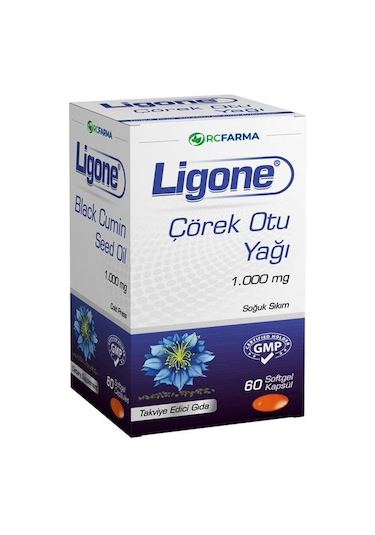 Ligone Çörek Otu Yağı 60 Kapsül X2 Adet