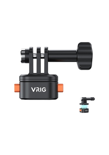 Lemestar Vrıg Ac14 Mini Manyetik Spor Kamera Bağlantı Adaptörü - Gopro Hero 13/12/11/10 Uyumlu, Hızlı Çıkarılabilir, Tripod Montajı