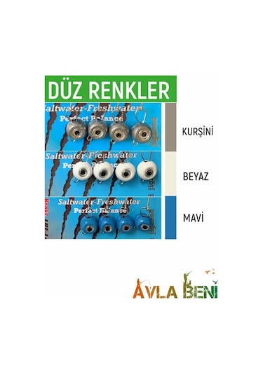 Safir Balık Göz Uv Ve Glow Jig Head