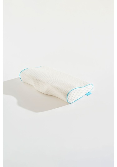 Visco Boyun Ağrısı Engelleyici Ortopedik Visko Yastık 56 34 10,5 Cm Beyaz