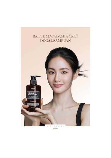 Kundal Honey & Macadamia Baby Powder Nature Şampuan 500 ML