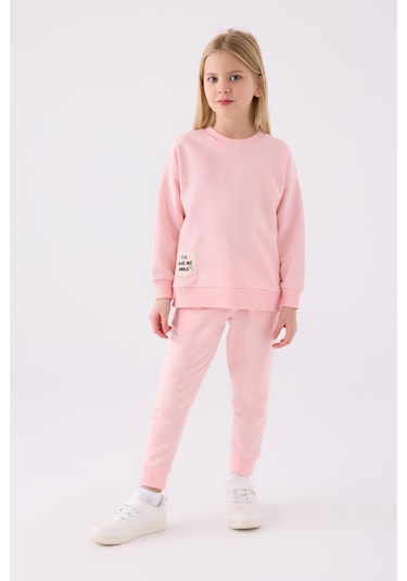 Rolypoly Kız Çocuk Eşofman Takımı Rp3499 Açık Pembe Açık Pembe