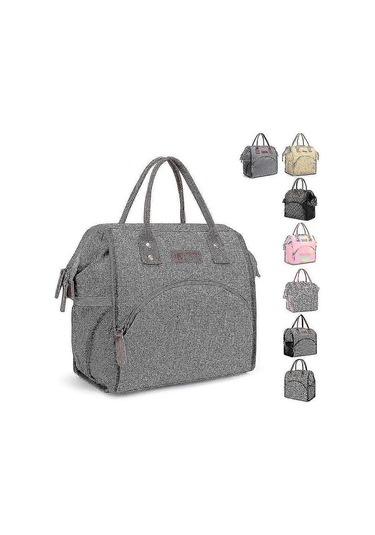 Öğle Yemeği Çantası Yalıtımlı Öğle Yemeği Kutusu Geniş Açılımlı Öğle Yemeği Çantası Büyük İçecek Tutucu Çok Renkli