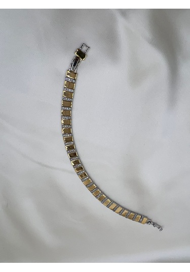 İthal Vip Domino Bileklik Altın - Gold