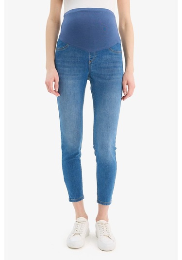 DeFacto Skinny Fit Yüksek Bel Düz Paça Standart Boy Hamile Pantolon Z6882AZ24SPNM39