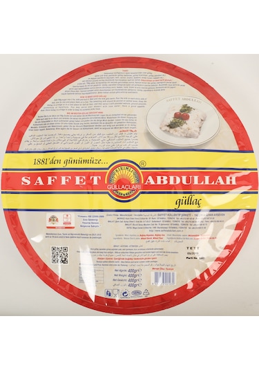 Saffet Abdullah Güllaç Tepsi Ambalaj 400 G