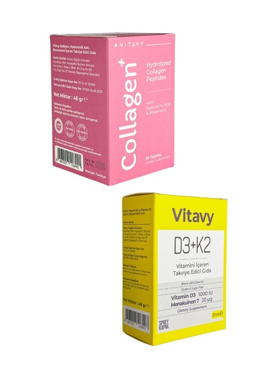 Collagen & Hyaluronic Acid & Resveratrol 1x30 Tablet Ve D3k2 Vi