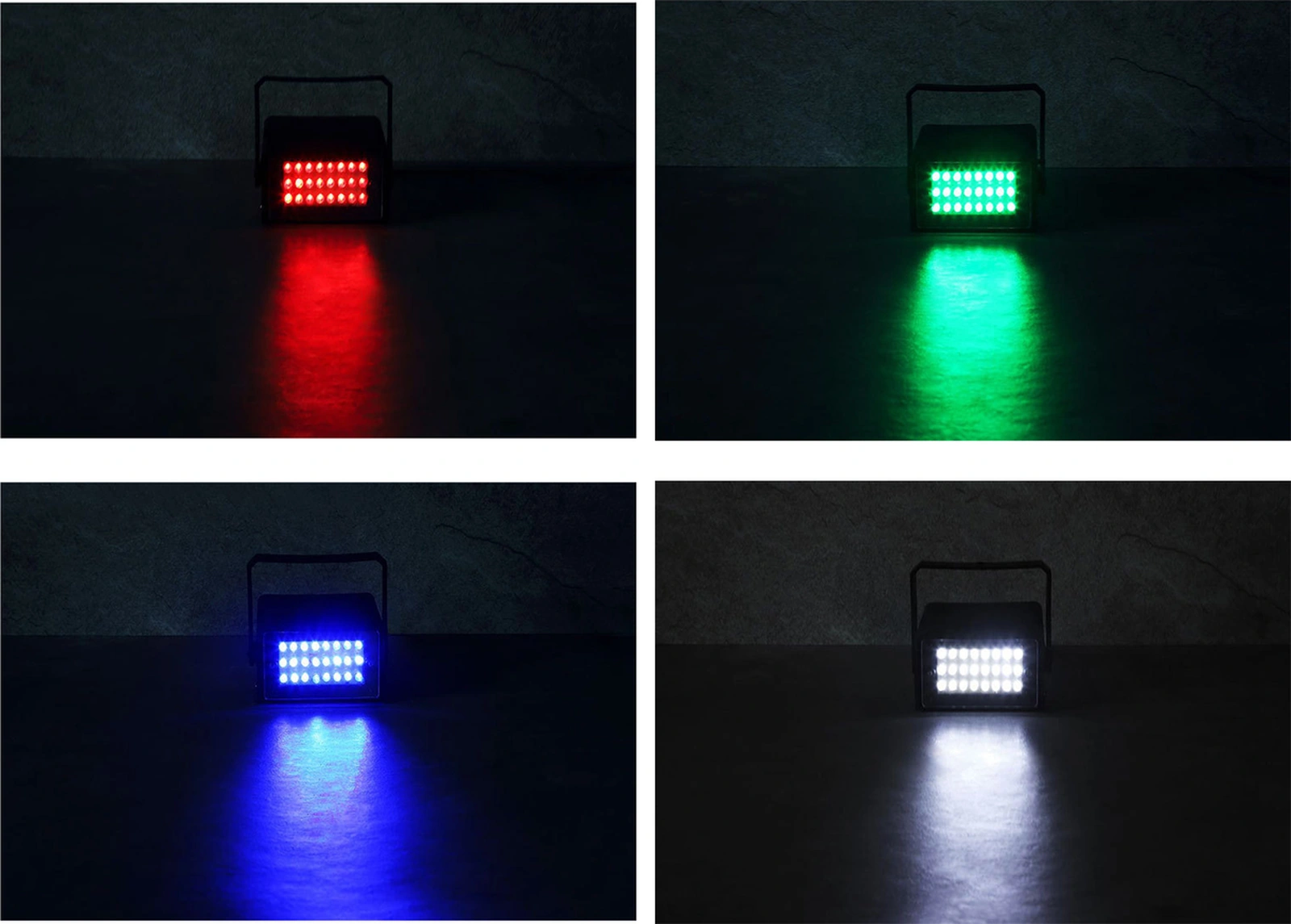 Youtek 24 Led Beyaz Işık Stroboskop - Ktv/bar Sahne Aydınlatması, 220v Avrupa Standartı Flaş Lambası