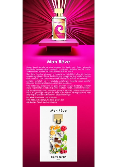 Pierre Cardin Mon Re+ Kadın Parfüm EDT 100 ML