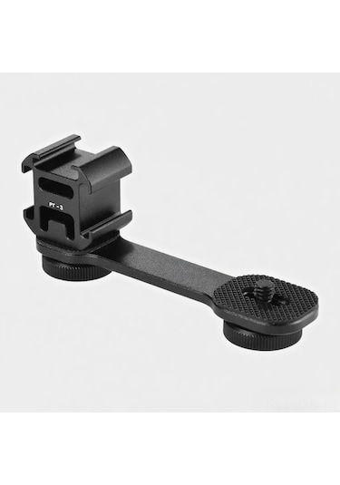 Kosona Andoer Pt-3 Metal 3lü Soğuk Ayaklı Tutucu - Led Işık, Mikrofon İçin Fotoğraf/video Aksesuarı - 1/4" Vida Delikleri İle Tripod/stabilizer Uyumlu