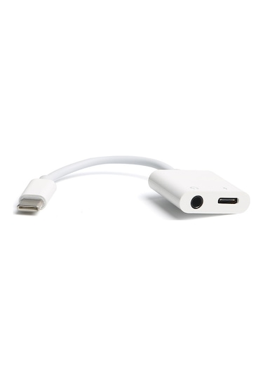 2 İn 1 Type-c - 3.5mm Aux Ses Ve Type-c Şarj Dönüştürücü