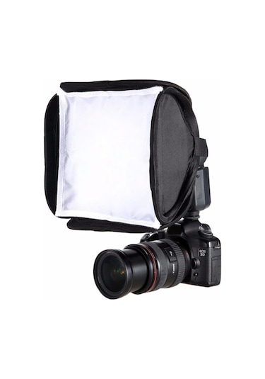 Raypro Tepe Flaşları için 23 x 23 CM Softbox Difüzör