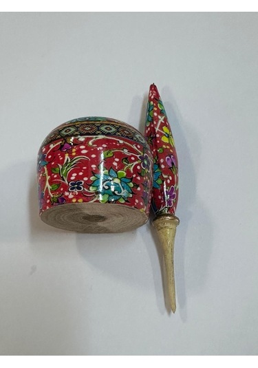 Tahta El Yapımı Surme Kabı Ve Yanında Oreganik Surmesi 001 Black