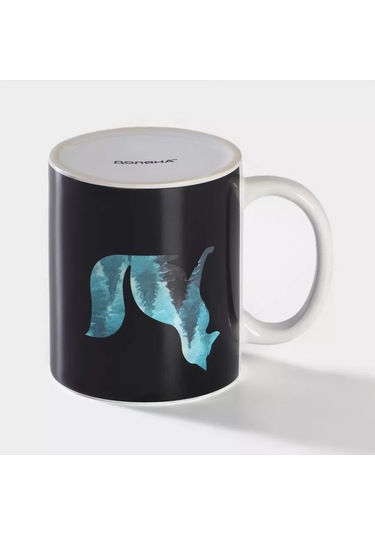 Dolana Çay Ve Kahve İçin 350 Ml "orman" Hediye Paketi Chameleon Bardak 208855827 Siyah