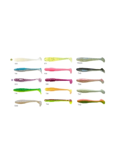 Lucky John Tioga Fat 3.9'' 9.91 Cm 5p Silikon Renk: 033