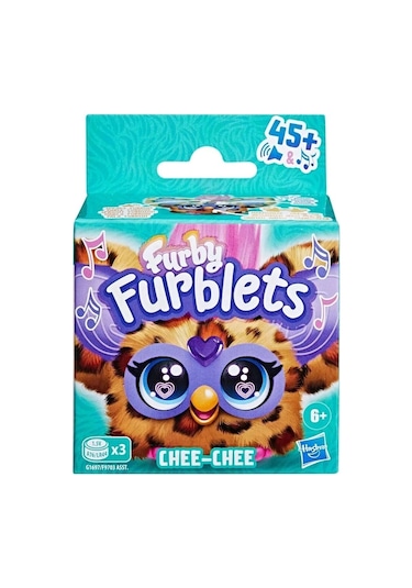 Furby Furblets Chee-chee Elektronik Mini Peluş 45+ Sesli 6+ Yaş Çok Renkli