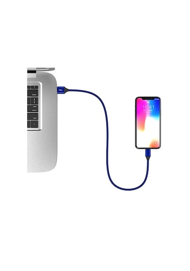 Ally Apple iPhone Uyumlu 13-12 11 3.0A Hızlı Halat Usb Şarj Kablosu 1 MM