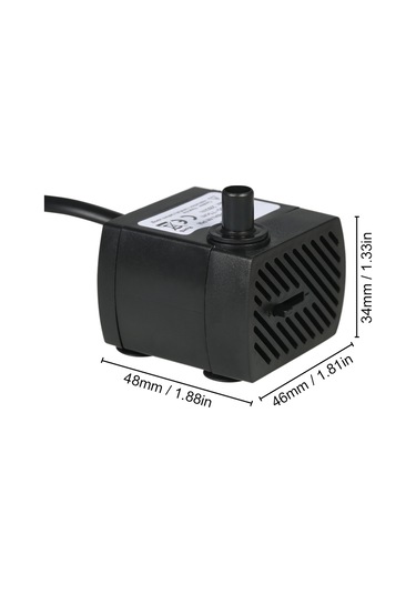 Water Strider-280l - H 4w Akvaryum İçin Masaüstü Dalgıç Su Pompası