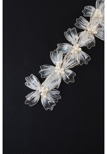 Çiçekli Sedef Gelin Tacı. Gelin Saç Aksesuarı. Nişan Saç Aksesuarı. Söz Nikah Kına Saç Aksesuarları