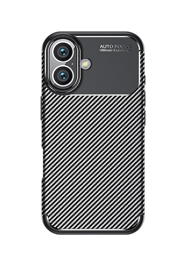 Apple  iPhone 16 Plus Uyumlu   Zore Negro Silikon Kapak-siyah