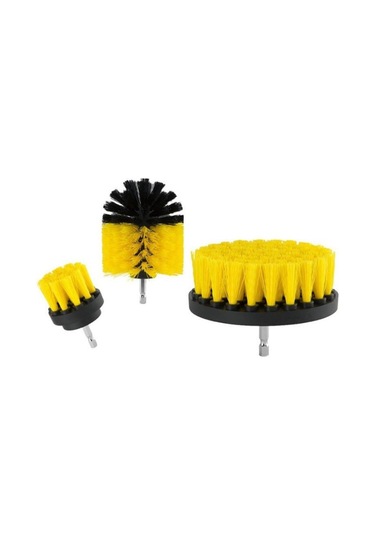 3'lü Matkap Ucu Banyo Küvet Duşakabin Araba Tekerliği Koltuk Yıkama