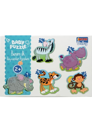 +1 Yaş Benim Ilk Hayvanlar Puzzlem (Diytoy)