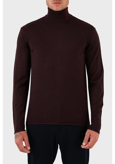 Emporio Armani Erkek Kazak Em002025 Af14195 F5009 Bordo Bordo