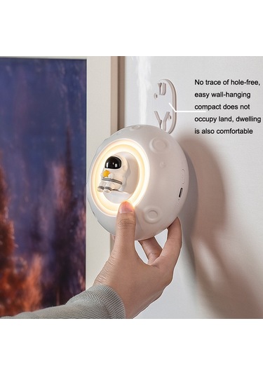 Sones K-1101 Astronot Otomatik Zamanlayıcı Akıllı Aromaterapi Makinesi Küçük Gece Lambasıyla