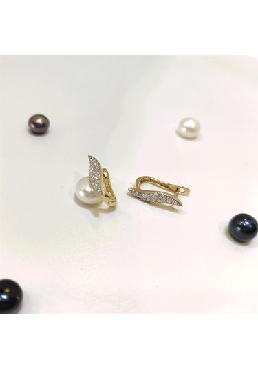 Altın Ürünler Su Yolu Küpe 14 Ayar Altın