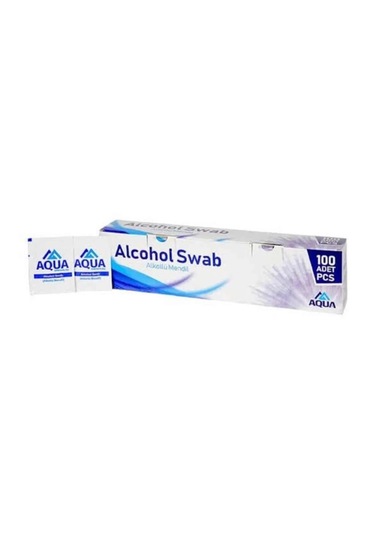 Aqua Alcohol Swap Cilt Temizleme Mendili 48 x 100'lü