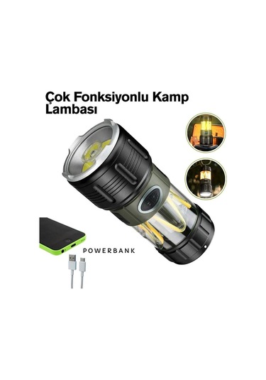 Wison Ws-705 Çok Fonksiyonlu Kamp Feneri Gri