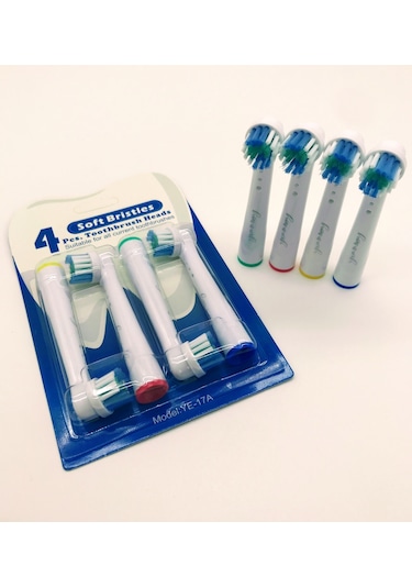 Hannah Şarjlı veya Pilli Diş Fırçası Başlığı 12'li